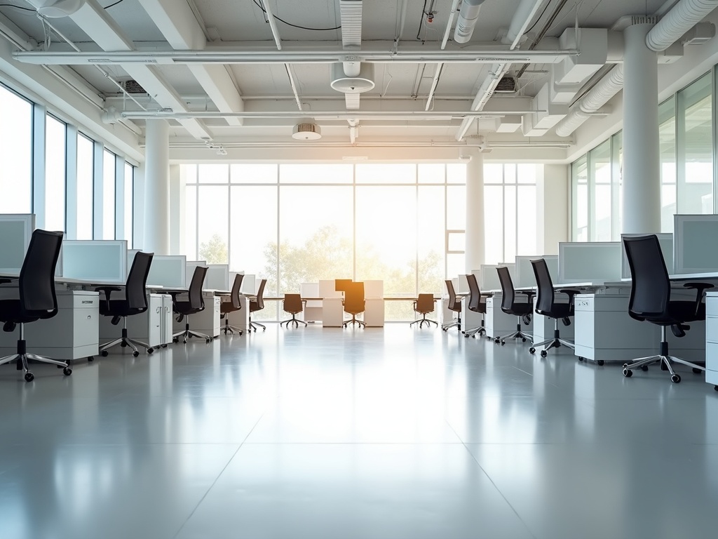 Janitorial cleaning of a commercial facility in Oxnard, California